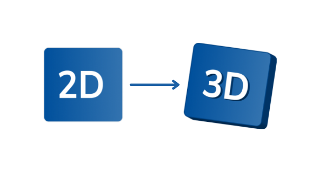 2D to 3D